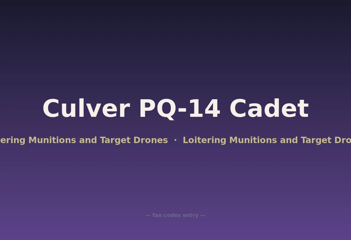 Culver PQ-14 Cadet