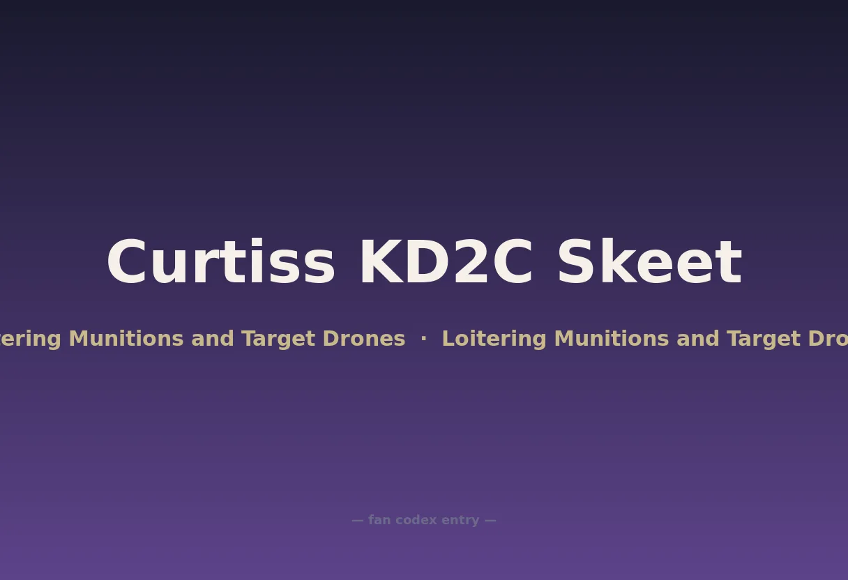 Curtiss KD2C Skeet