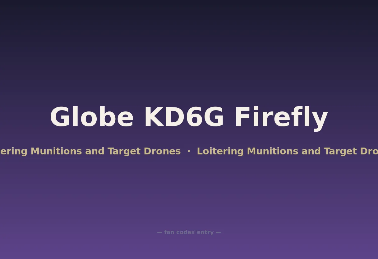 Globe KD6G Firefly