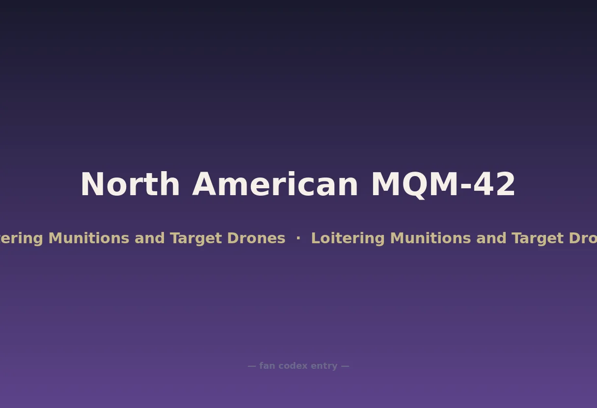 North American MQM-42