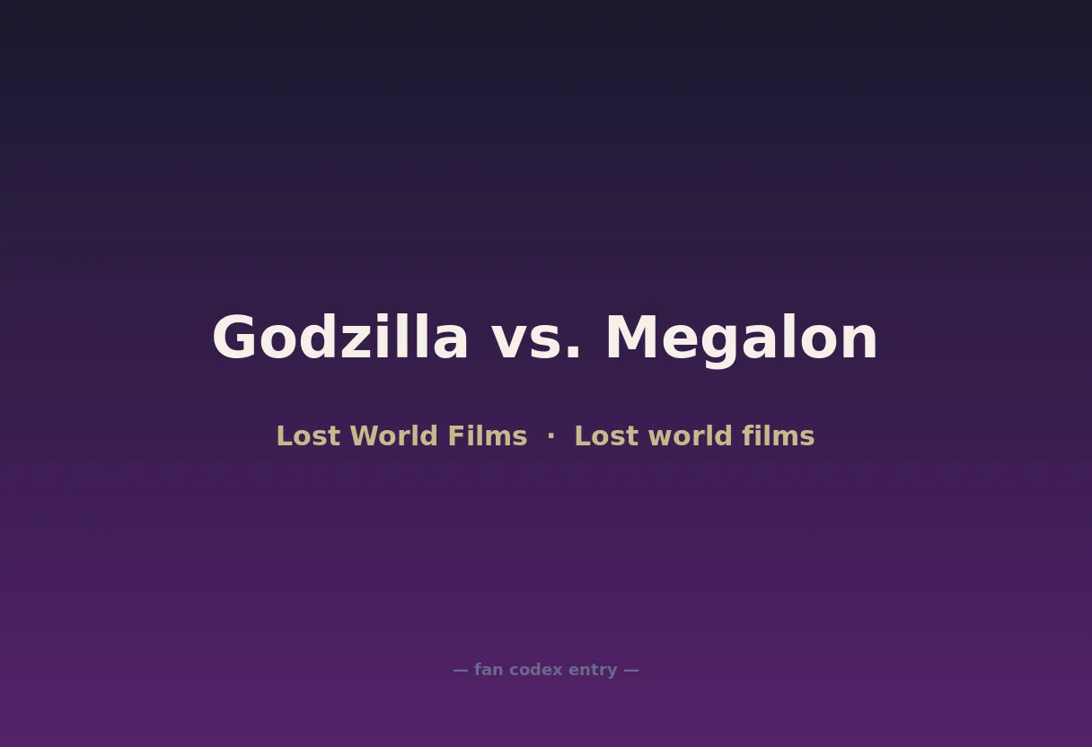 Godzilla vs. Megalon