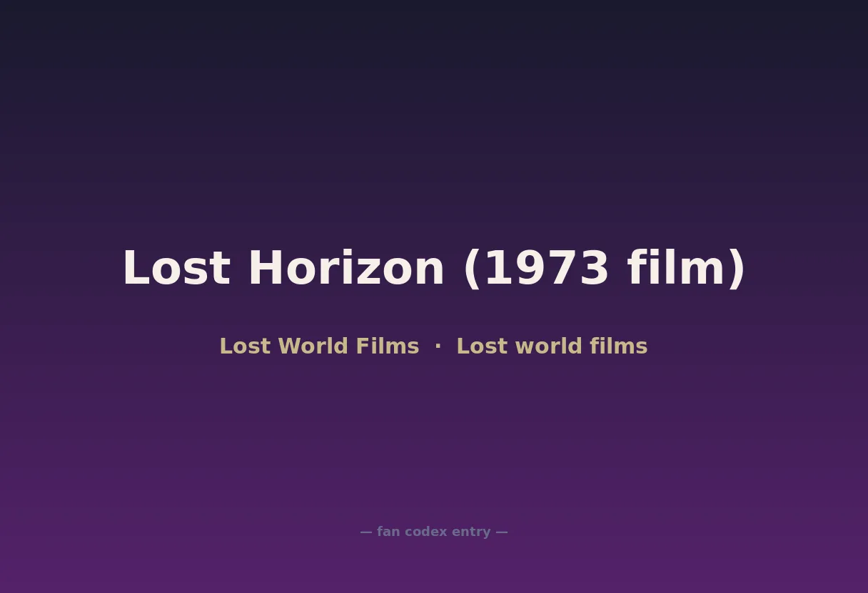 Lost Horizon (1973 film)