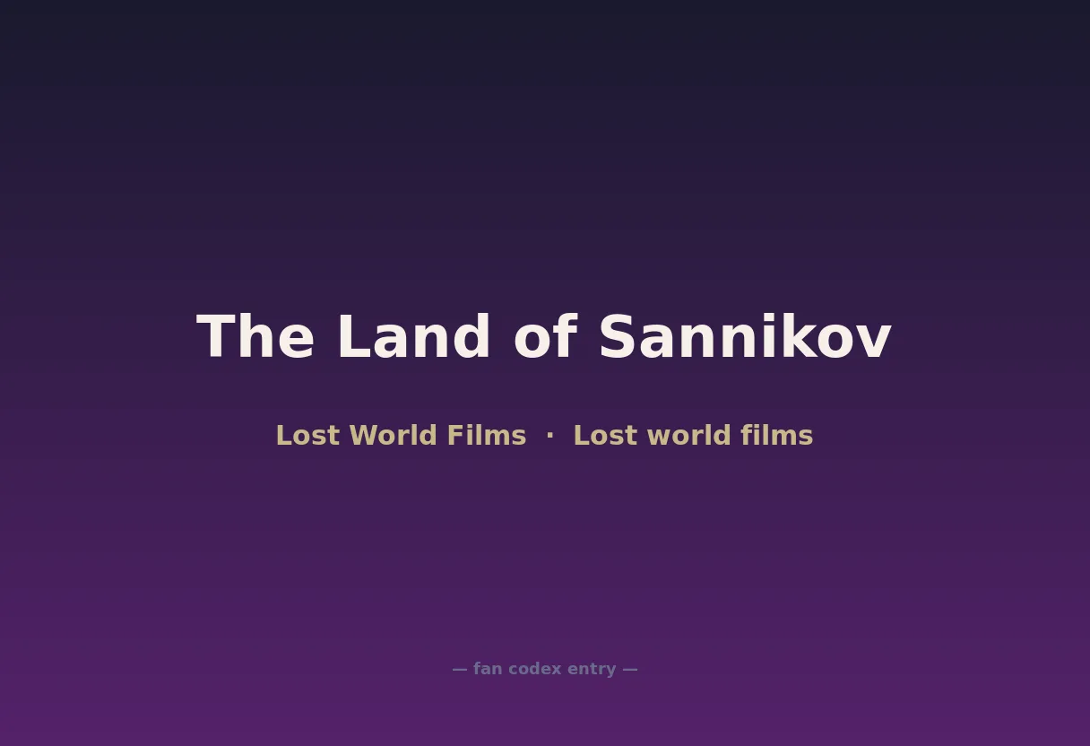 The Land of Sannikov