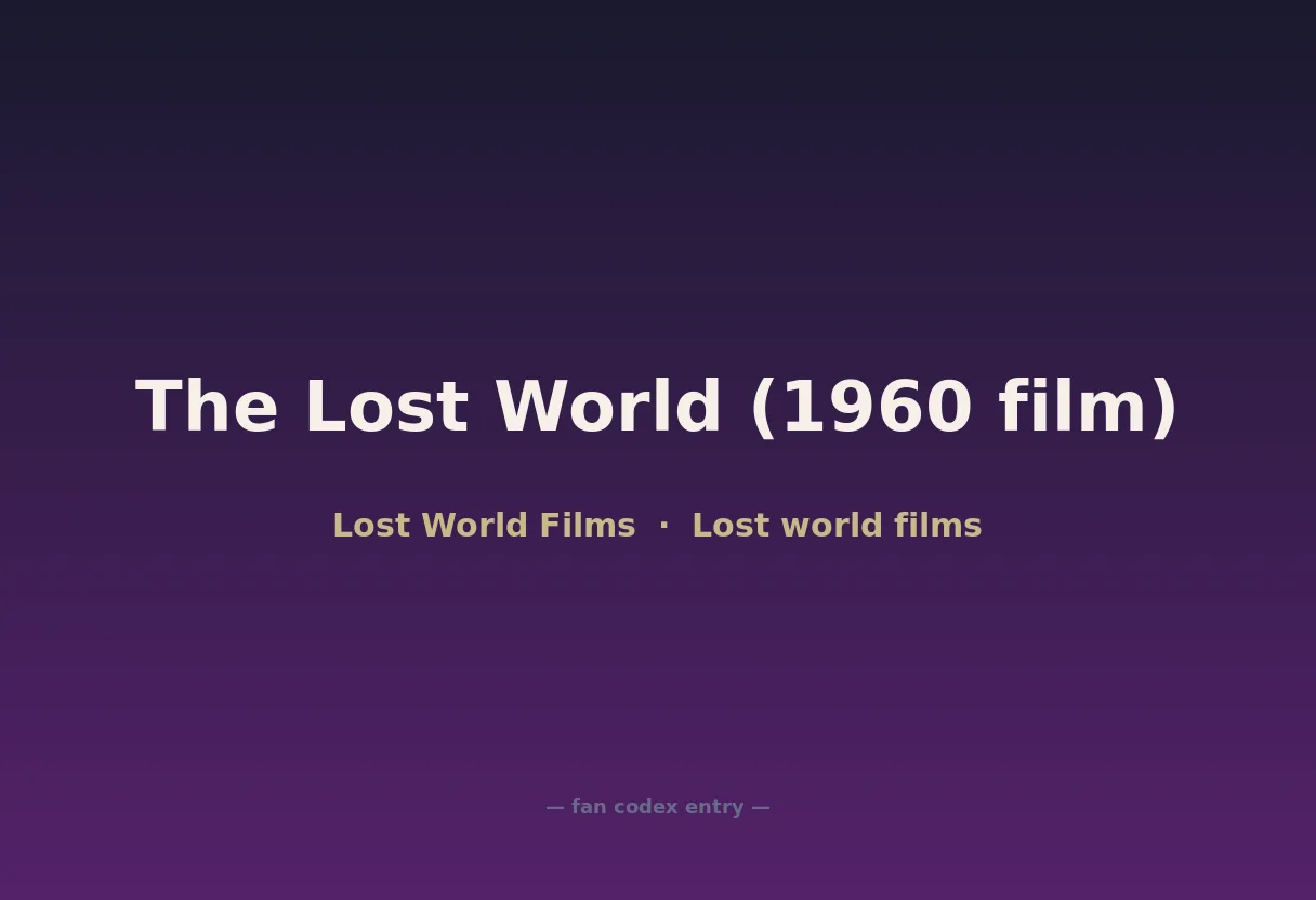 The Lost World (1960 film)