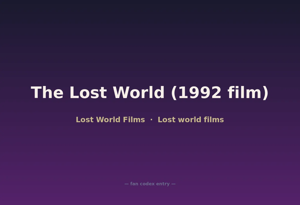 The Lost World (1992 film)