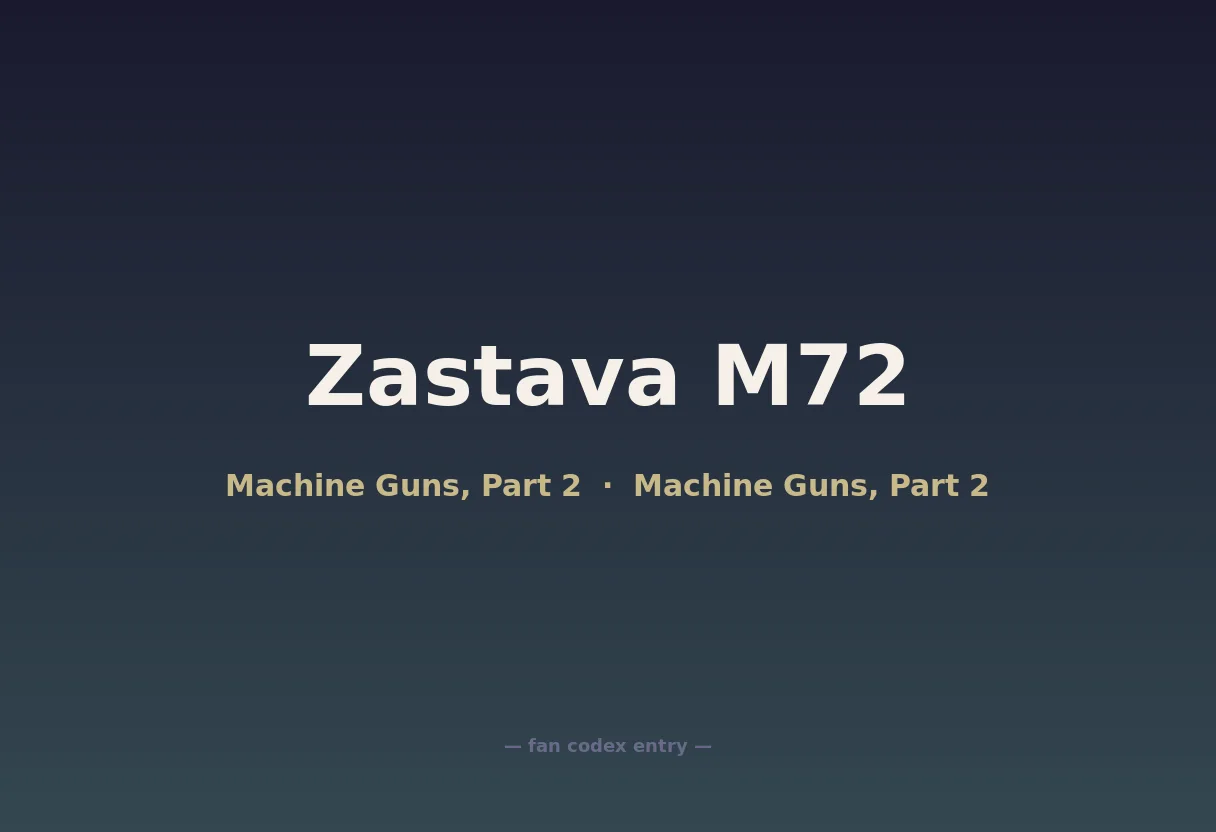 Zastava M72