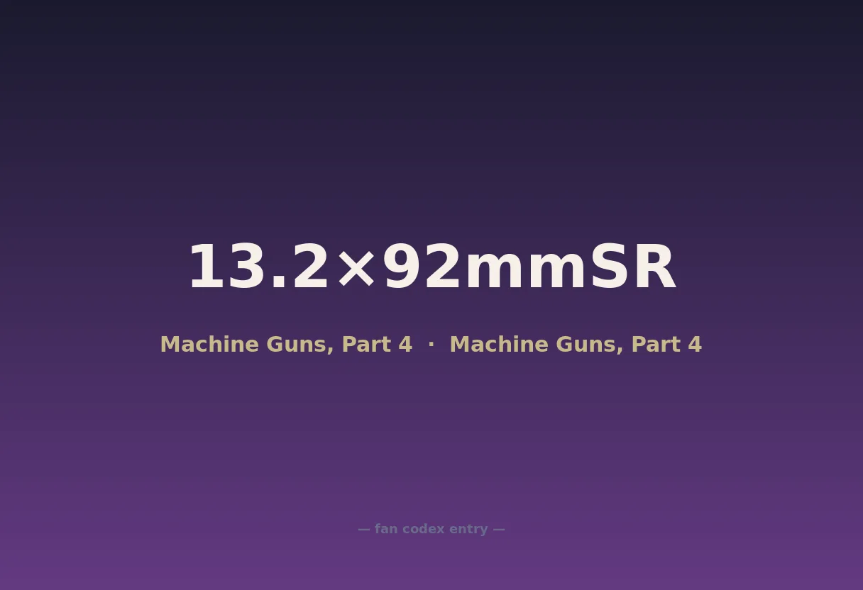 13.2×92mmSR