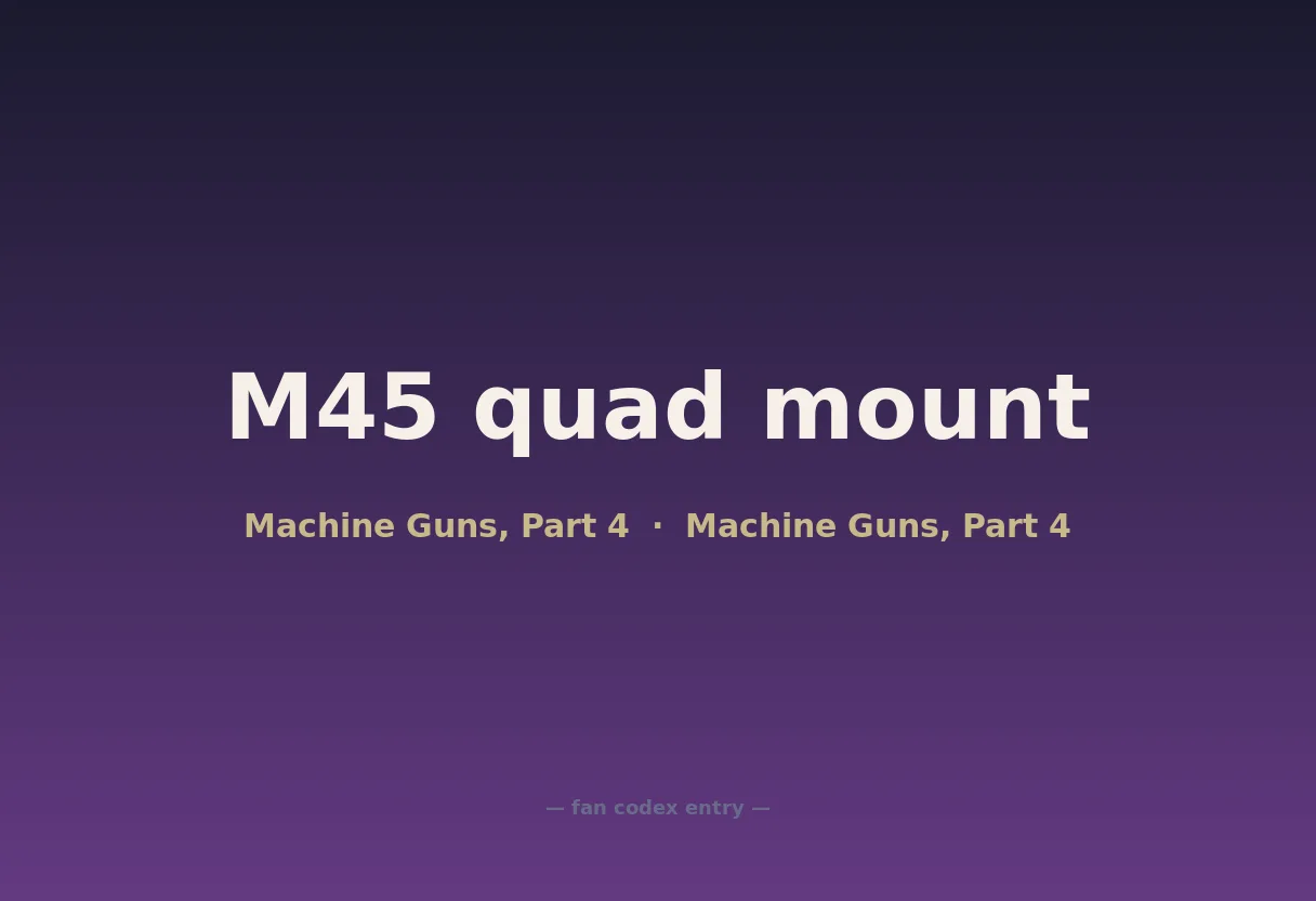 M45 quad mount