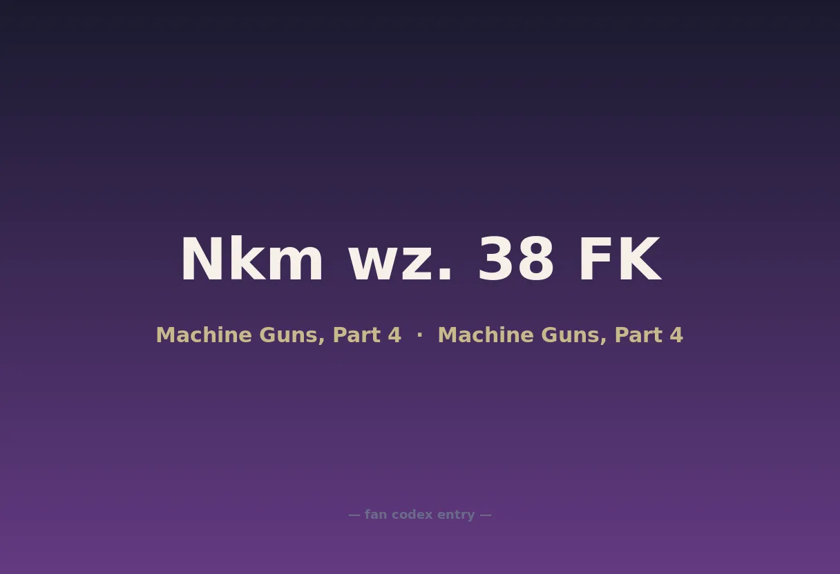 Nkm wz. 38 FK