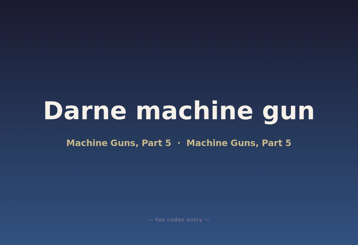 Darne machine gun