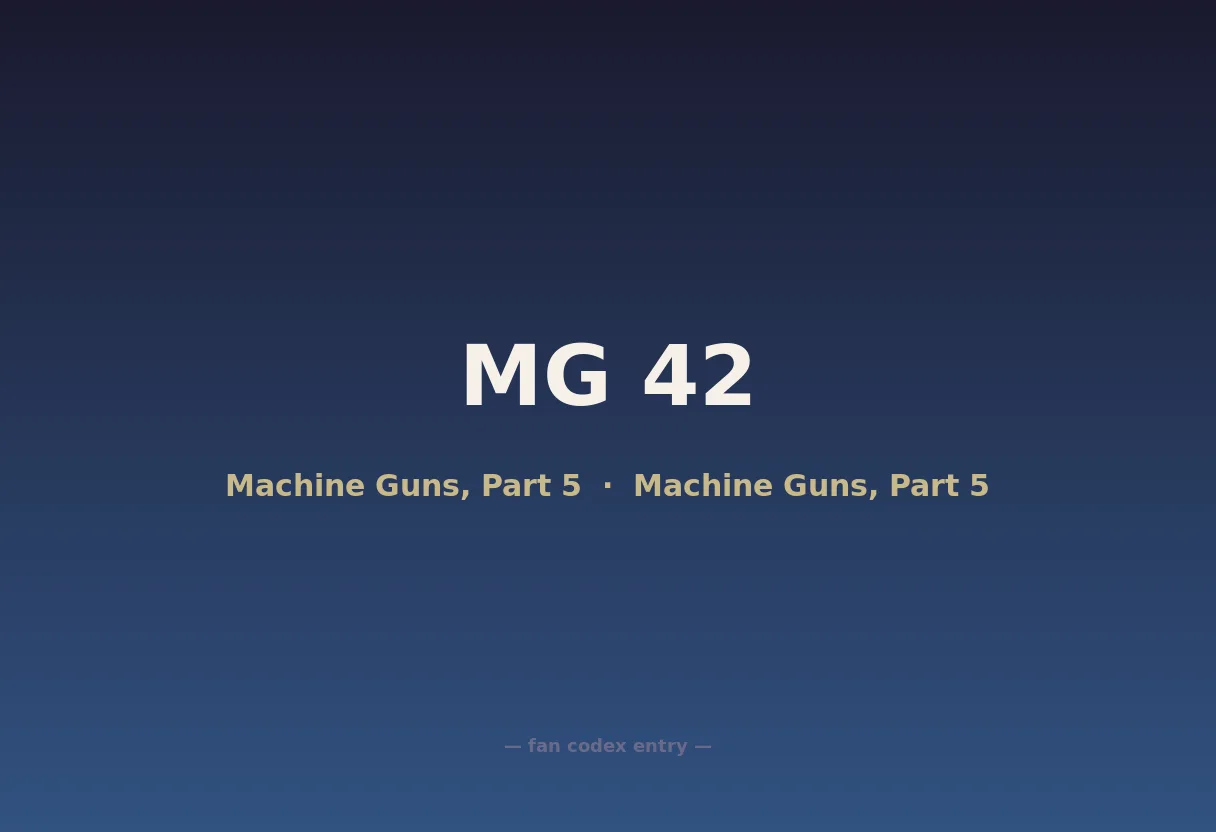 MG 42