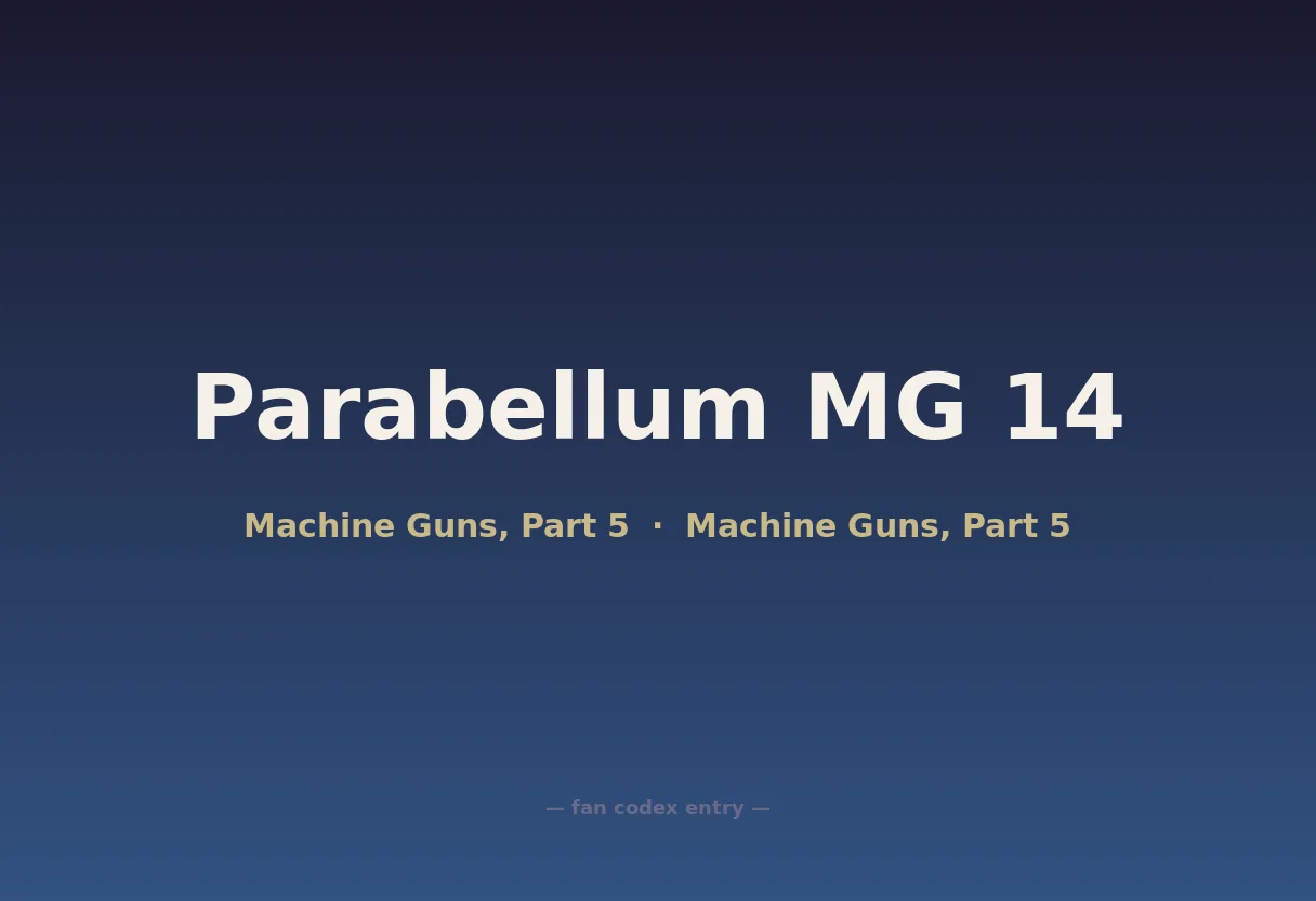 Parabellum MG 14
