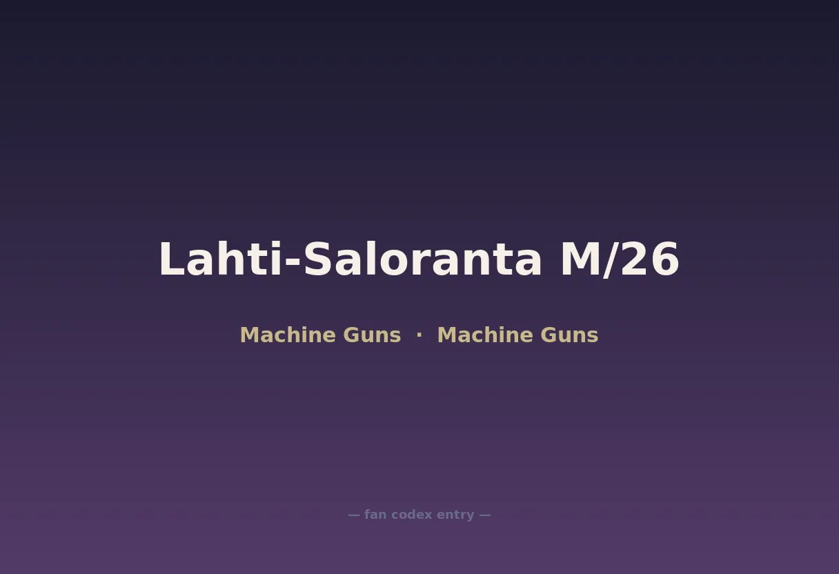 Lahti-Saloranta M/26