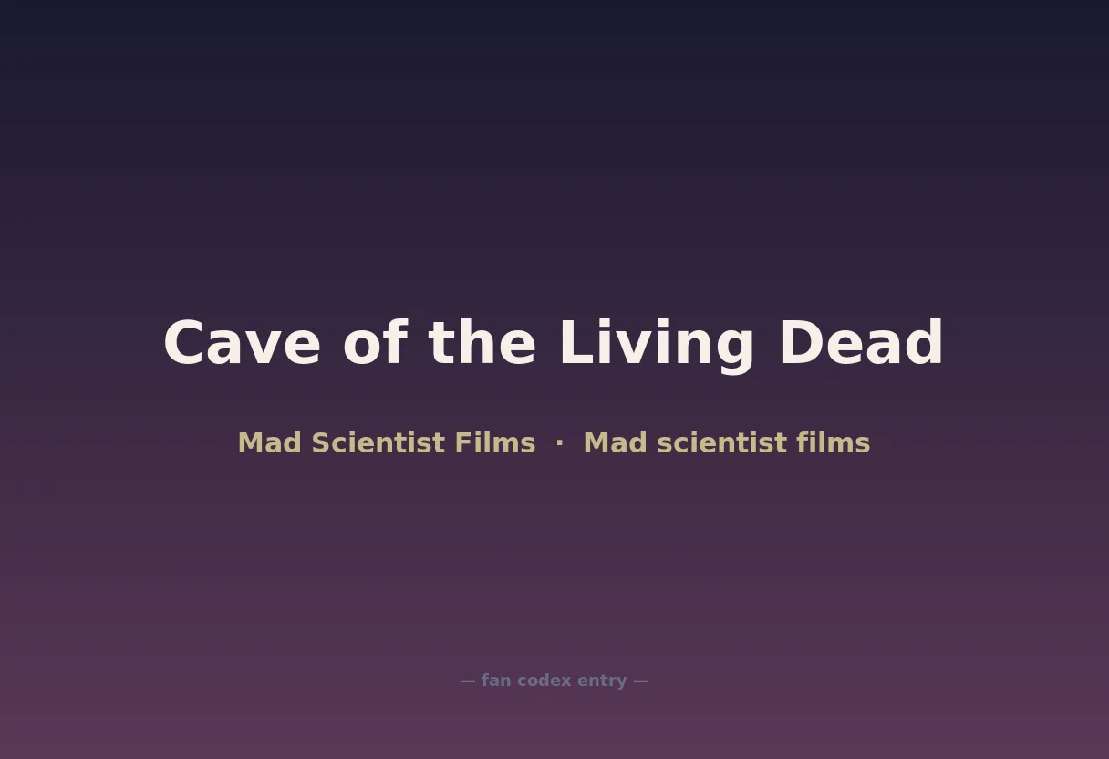 Cave of the Living Dead