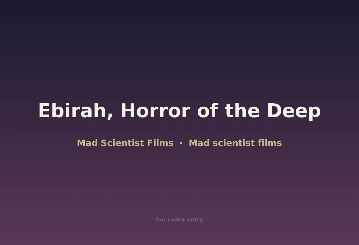 Ebirah, Horror of the Deep