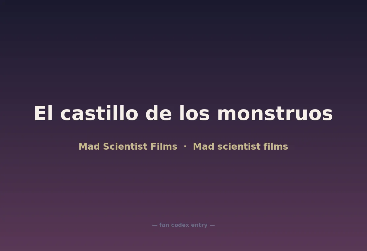 El castillo de los monstruos