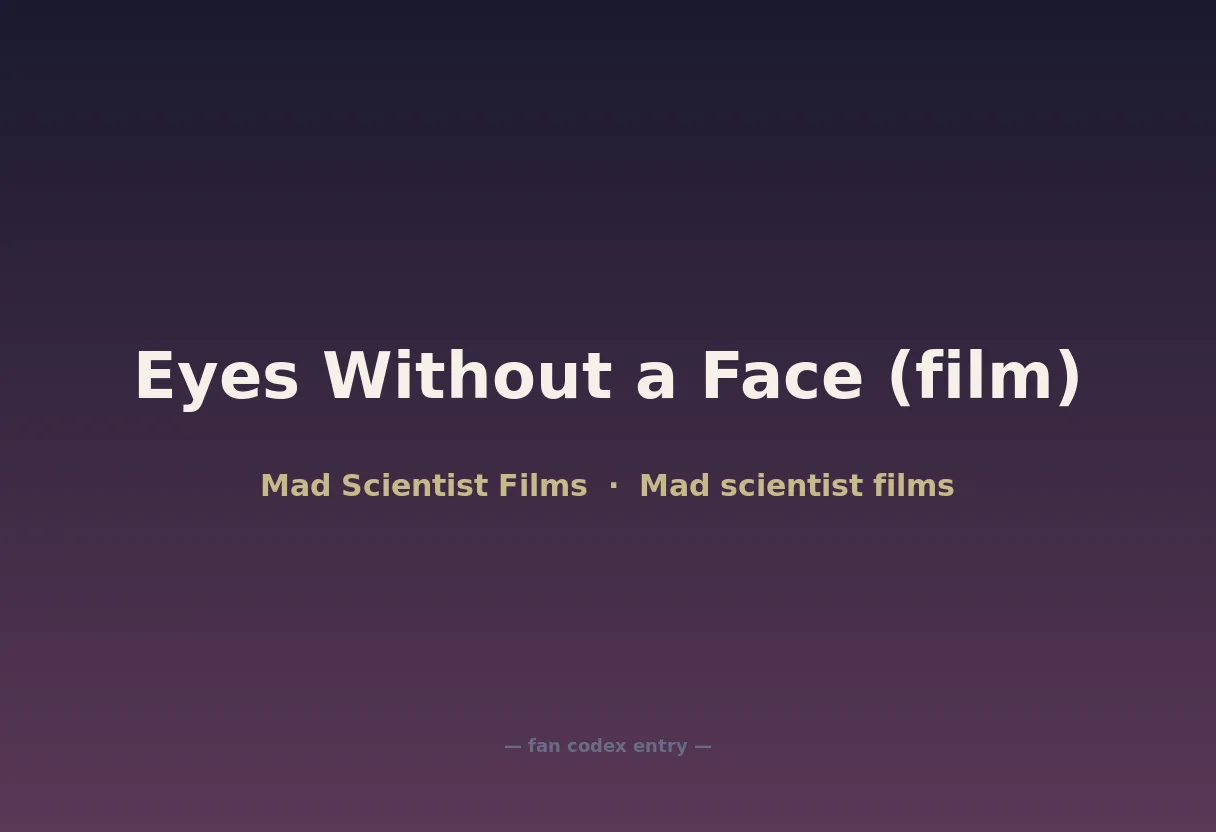 Eyes Without a Face (film)