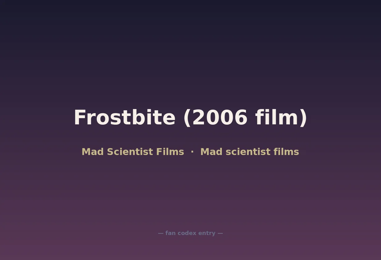 Frostbite (2006 film)