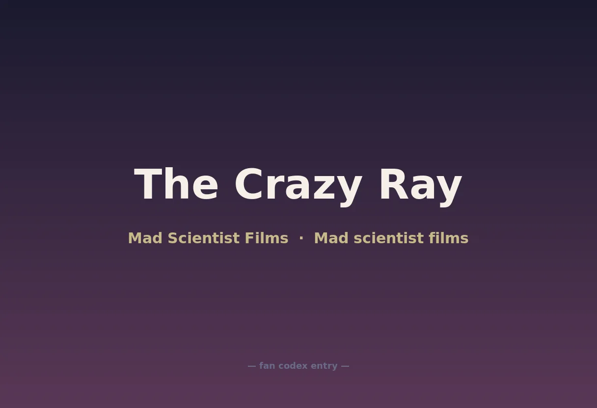 The Crazy Ray