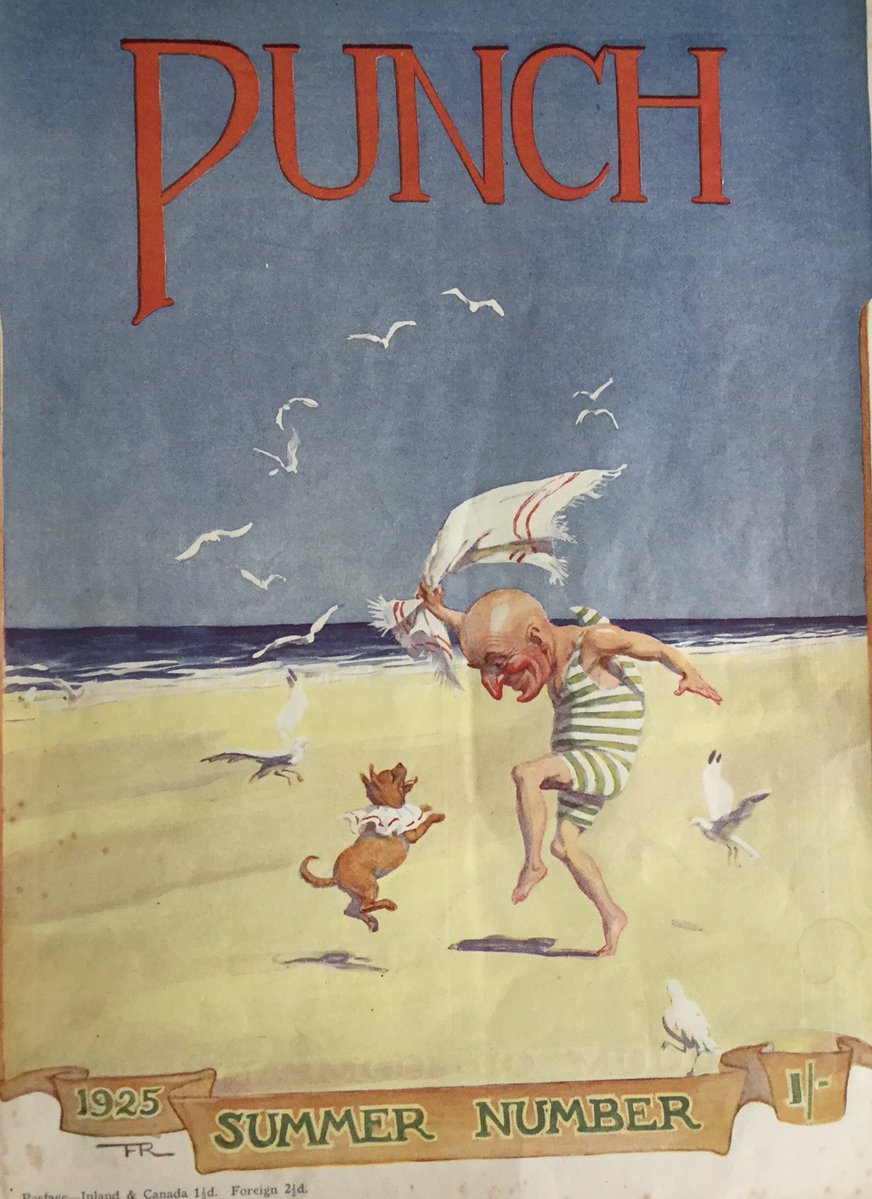 Frank Reynolds - Punch magazine - Summer Number 1925 - cover
