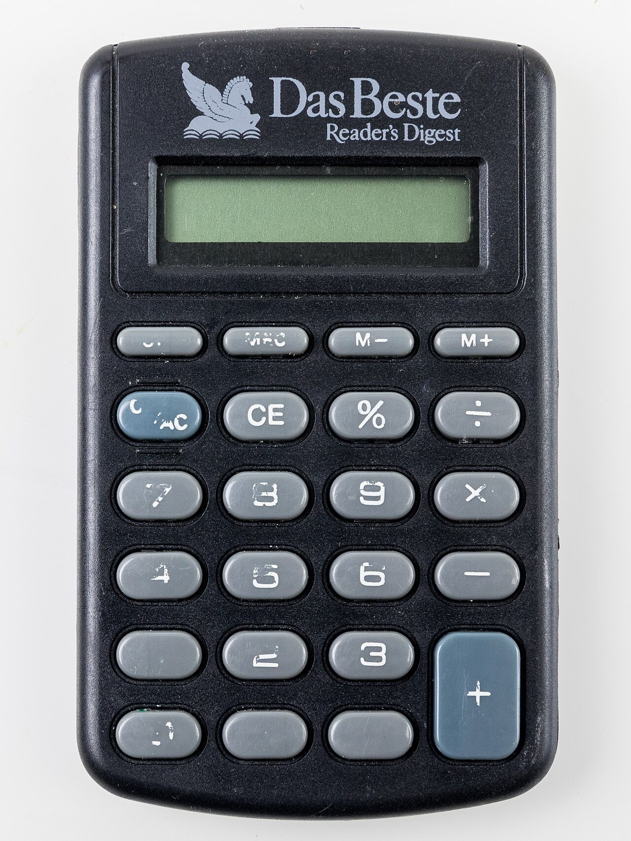 Noname flat calculator, promotional item from Das Beste, Reader's Digest-0419