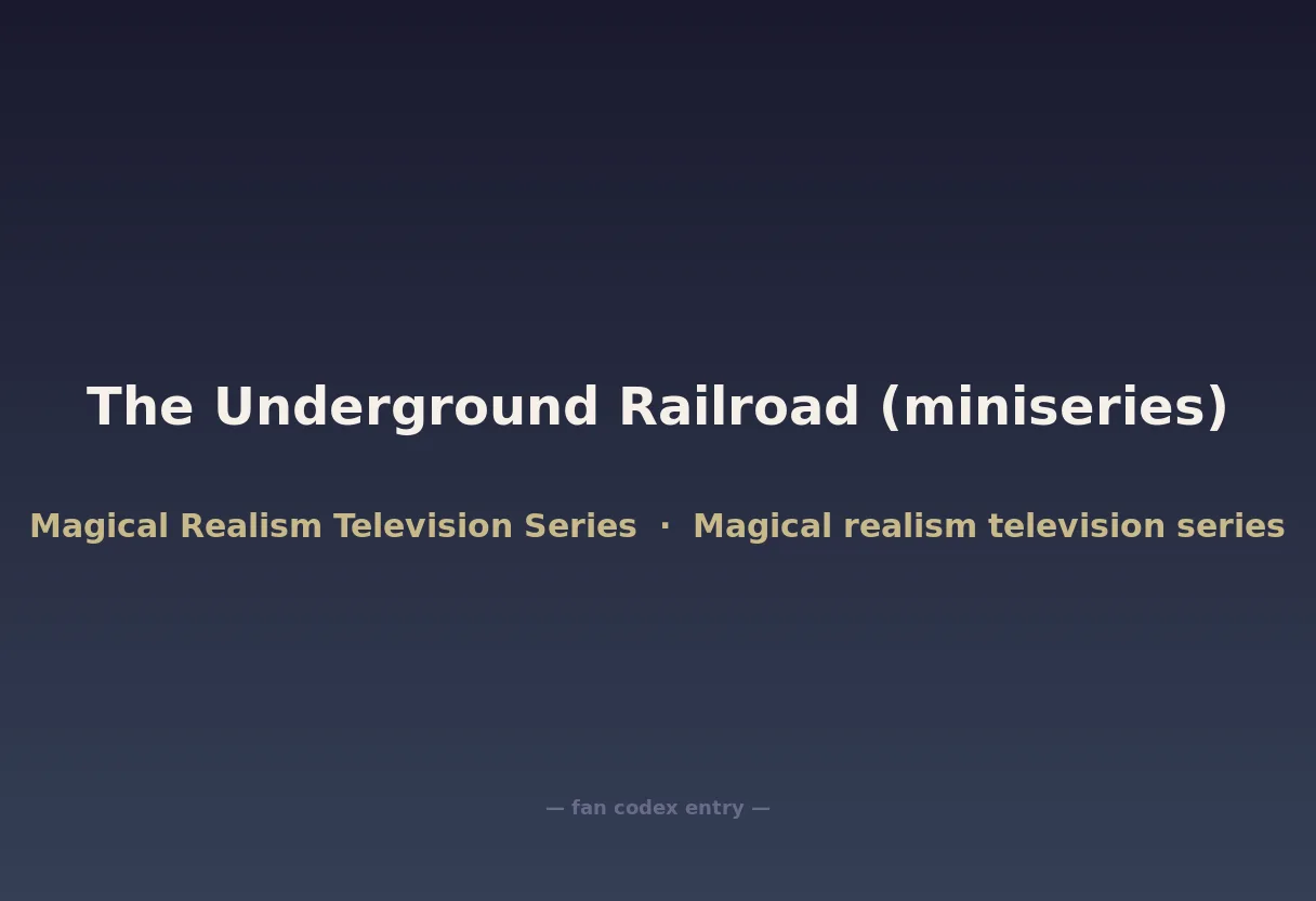 The Underground Railroad (miniseries)