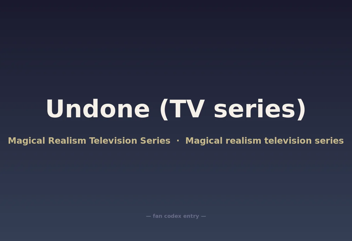 Undone (TV series)
