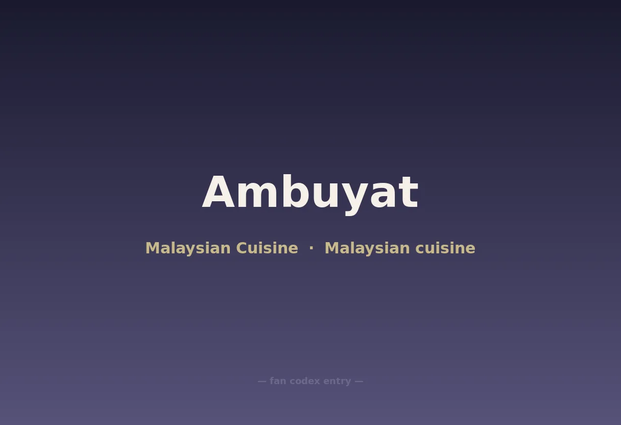 Ambuyat