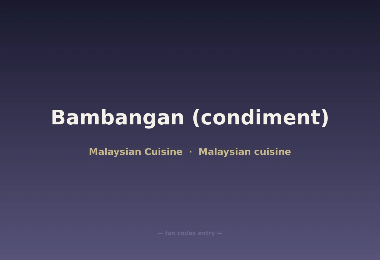 Bambangan (condiment)