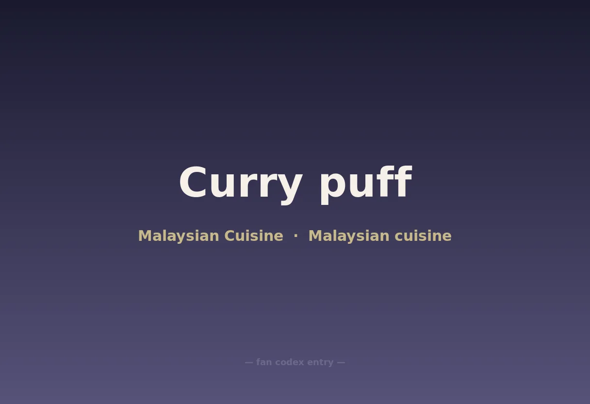 Curry puff