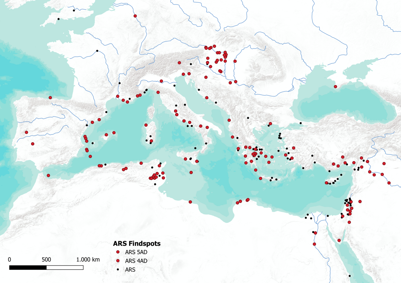 Distribution of ARS