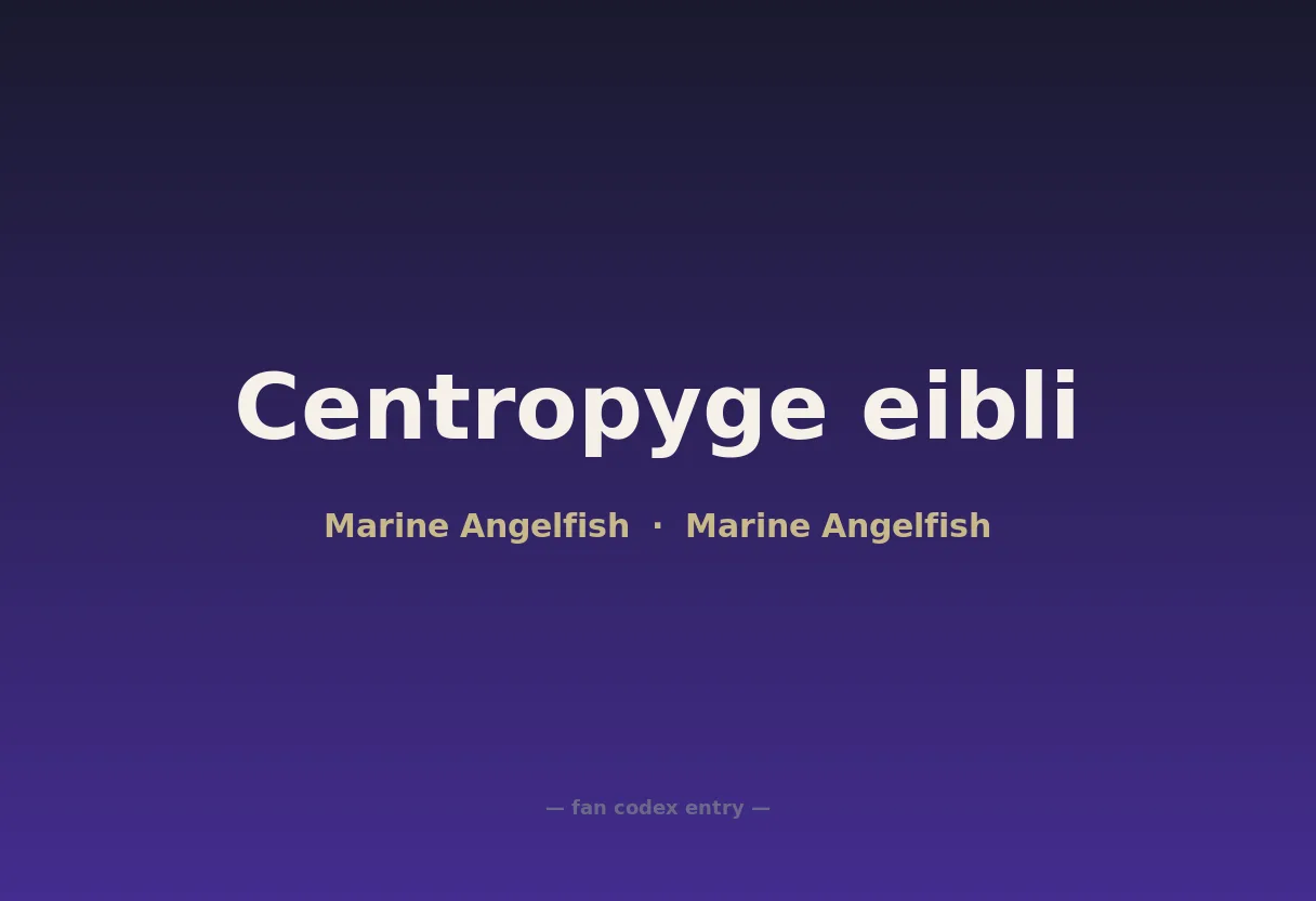 Centropyge eibli