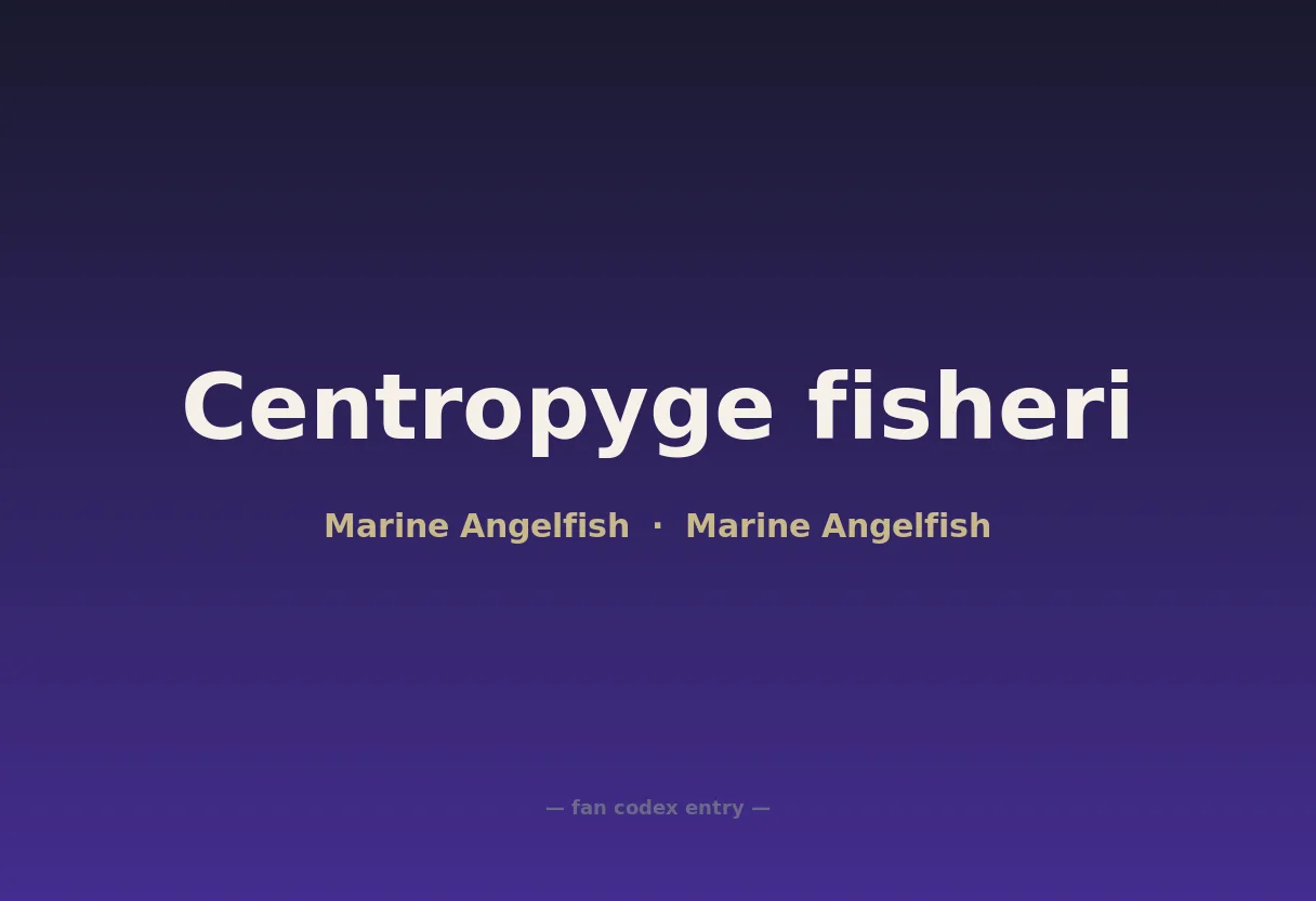 Centropyge fisheri