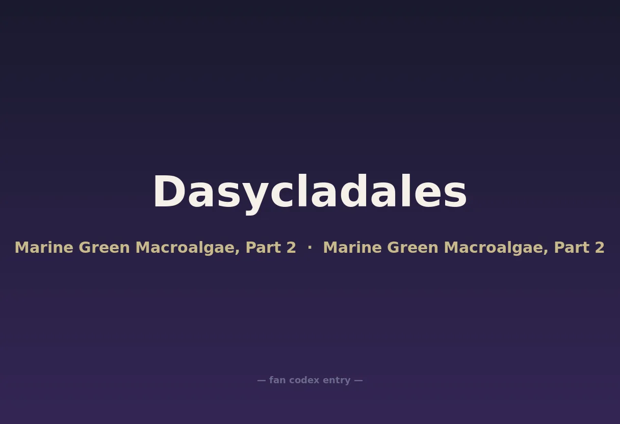 Dasycladales