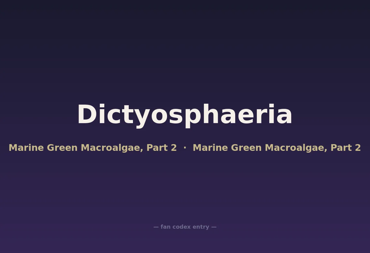 Dictyosphaeria