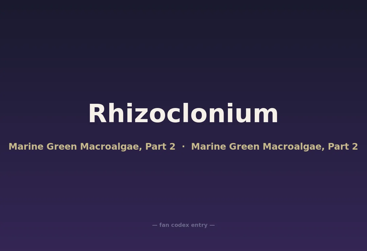 Rhizoclonium