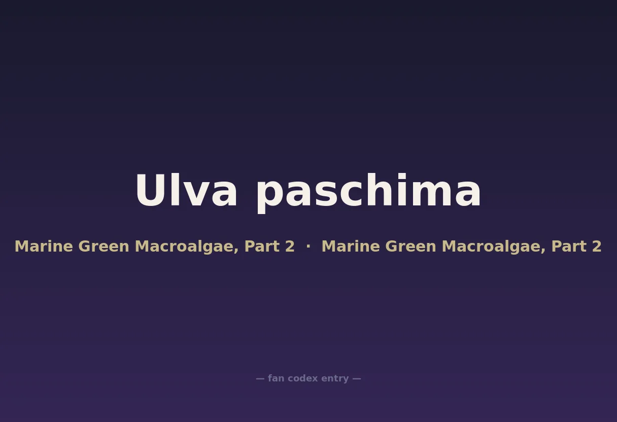 Ulva paschima