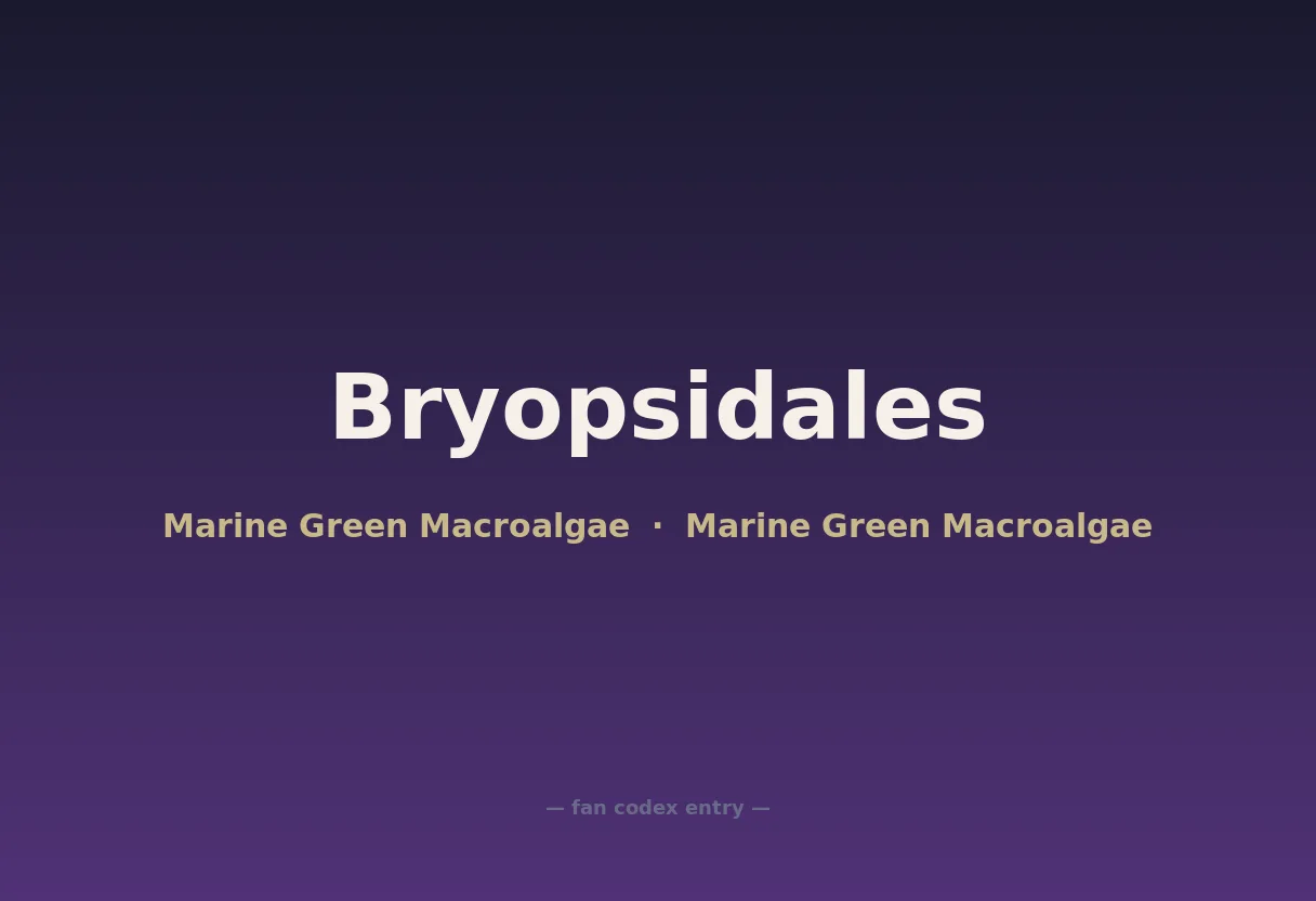 Bryopsidales