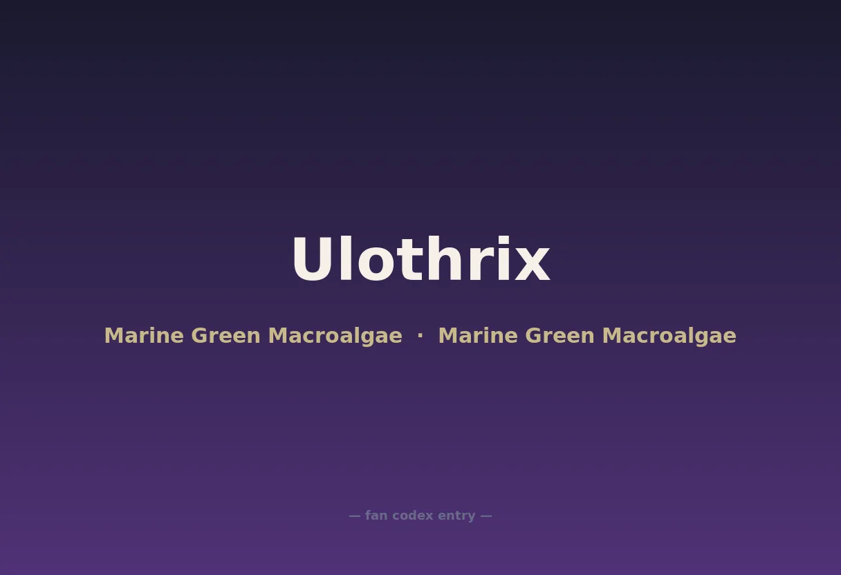 Ulothrix