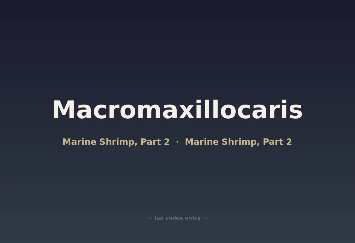 Macromaxillocaris