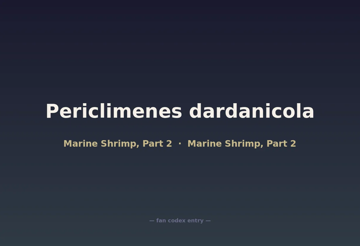 Periclimenes dardanicola
