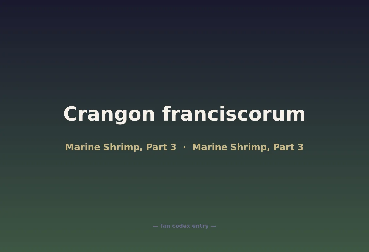 Crangon franciscorum
