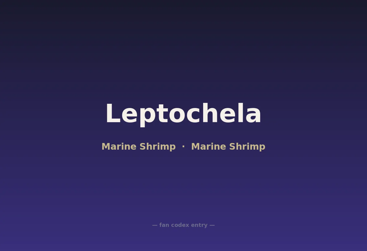Leptochela