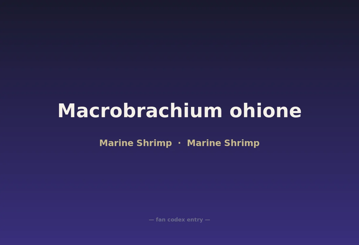 Macrobrachium ohione