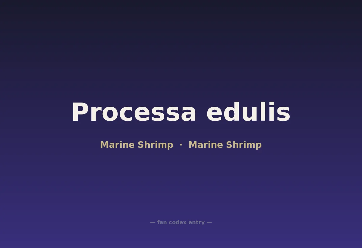 Processa edulis