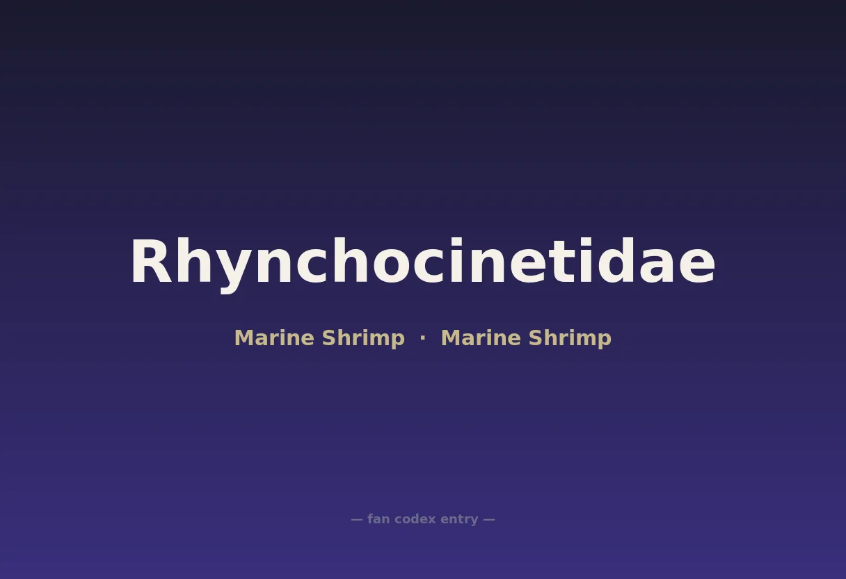 Rhynchocinetidae