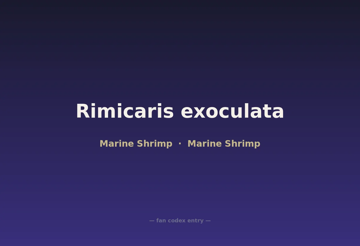Rimicaris exoculata