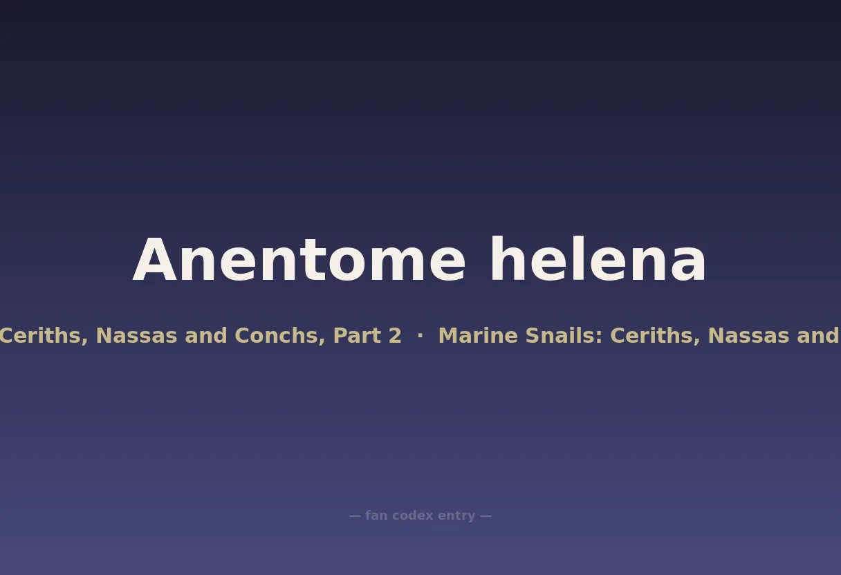 Anentome helena