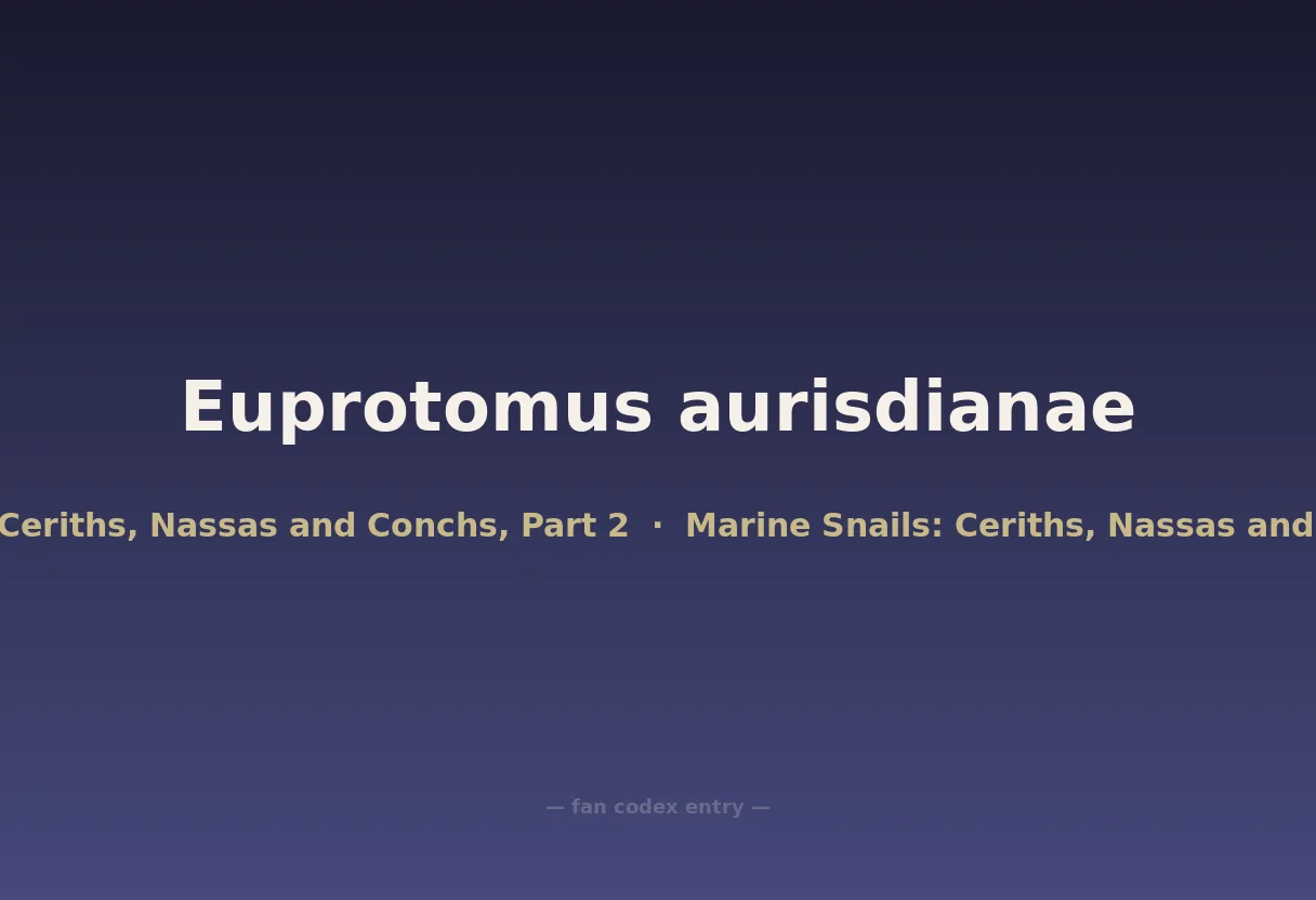 Euprotomus aurisdianae