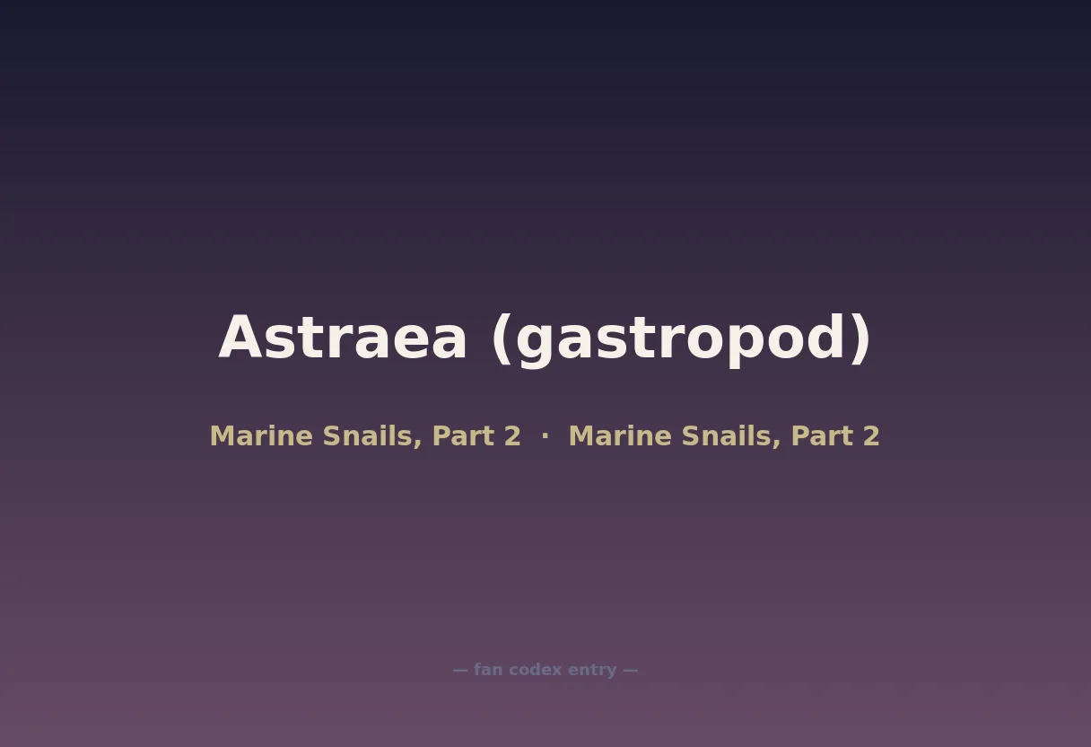 Astraea (gastropod)